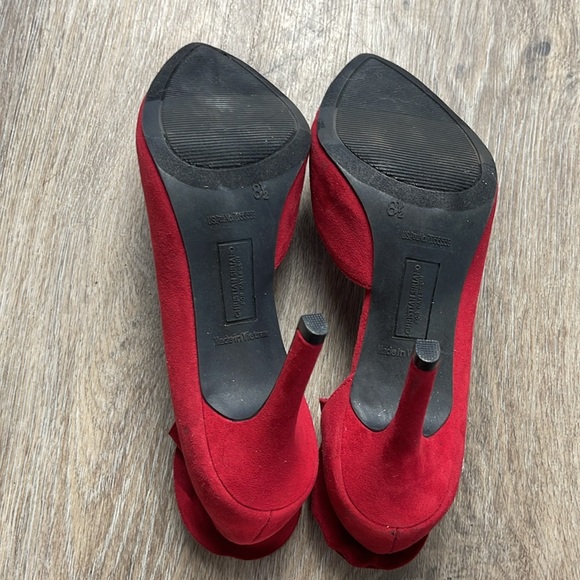 Christian Siriano Red Heels Size 8.5 - Picture 8 of 16